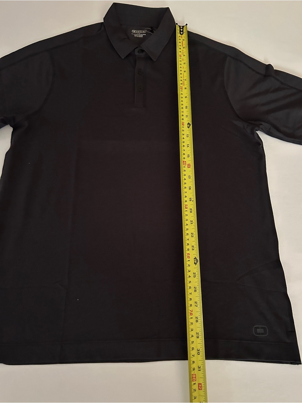 OGIO Men's Black Polo Shirt - Short Sleeve Performance - Picture 3 of 7